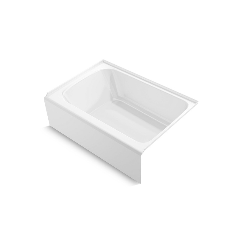 Kohler K-25833-RA-0 Avec 60 In. X 42 In. Alcove Bath, Right Drain In White