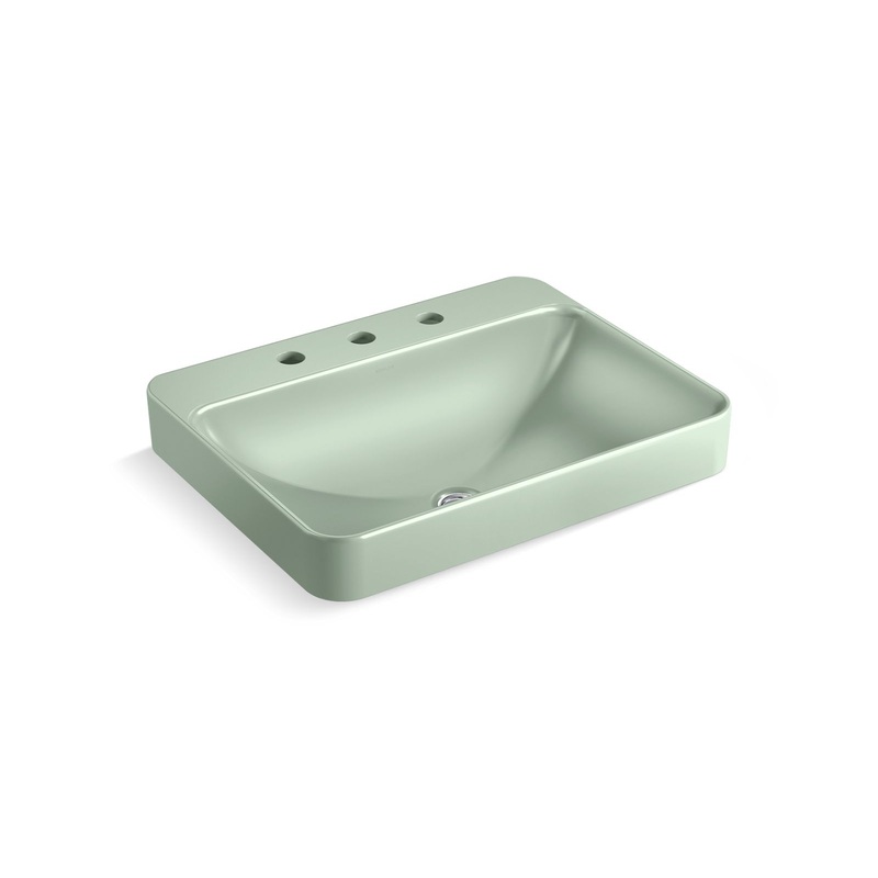 Kohler K-2660-8-42 Vox 23 In. Rectangular Vessel Bathroom Sink In Aspen Green