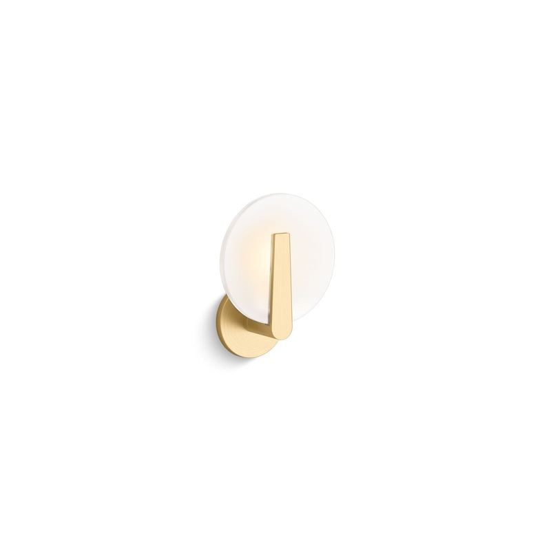 KOHLER K-38396-SC01-2GL Hint One-Light Sconce In Brushed Moderne Brass