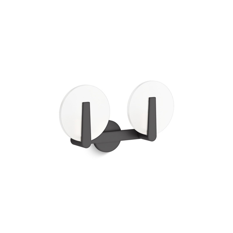 KOHLER K-38397-SC02-BLL Hint Two-Light Sconce In Matte Black
