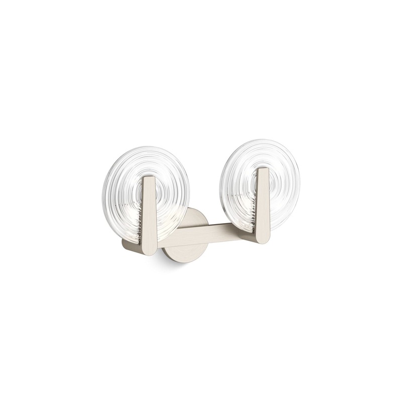 KOHLER K-38397-SC02S-BNL Hint Two-Light Sconce In Brushed Nickel