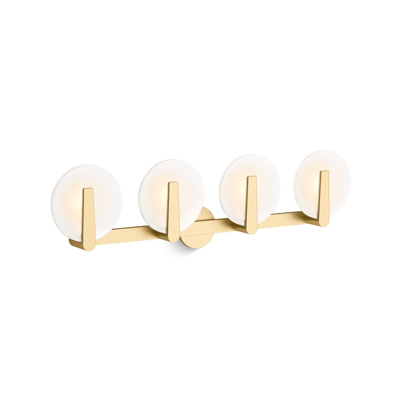 KOHLER K-38399-SC04-2GL Hint Four-Light Sconce In Brushed Moderne Brass