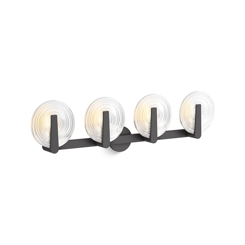 KOHLER K-38399-SC04S-BLL Hint Four-Light Sconce In Matte Black