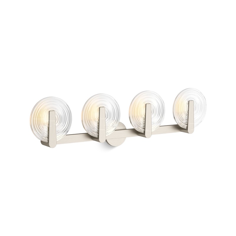KOHLER K-38399-SC04S-BNL Hint Four-Light Sconce In Brushed Nickel