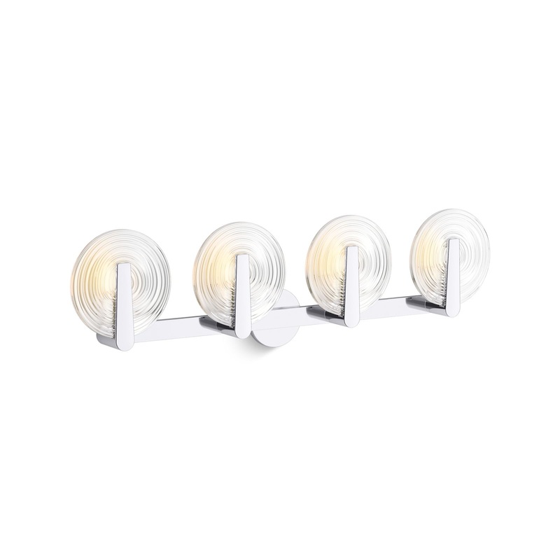 KOHLER K-38399-SC04S-CPL Hint Four-Light Sconce In Polished Chrome