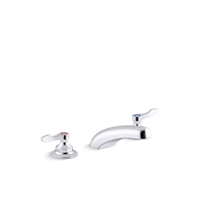KOHLER K-800T20-4ATA-CP Triton Bowe Widespread Lavatory Faucet, Less Drain, 0.35 Gpm In Polished Chrome