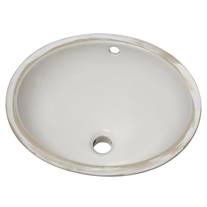 AMERICAN STANDARD 0495221.020, Ovalyn Small Under Counter Sink in White