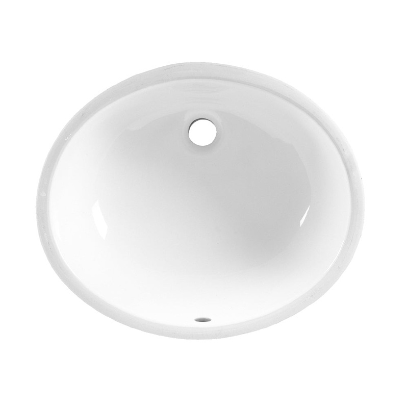 AMERICAN STANDARD 0497221.020, Ovalyn Large Under Counter Sink in White