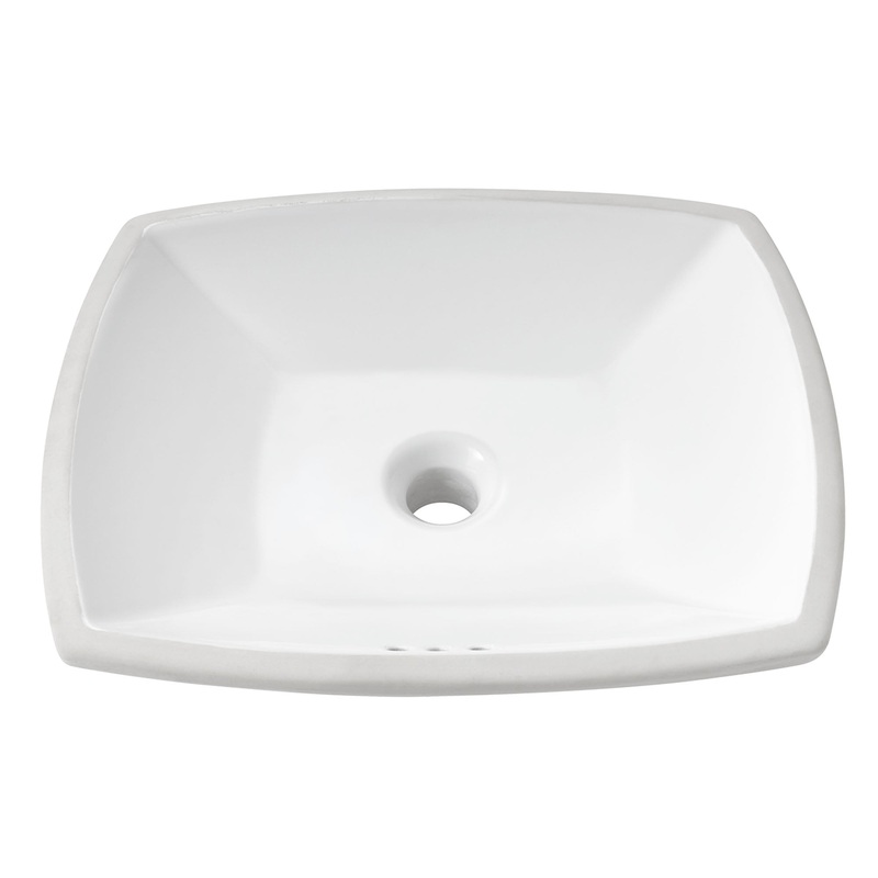 AMERICAN STANDARD 0545000.020, Edgemere Under Counter Sink in White