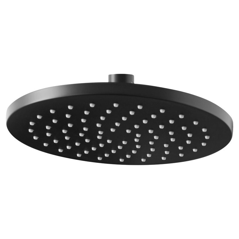 AMERICAN STANDARD 1660527.243, Studio S 8-Inch 2.5 gpm/9.5 L/min Rain Showerhead in Matte Black