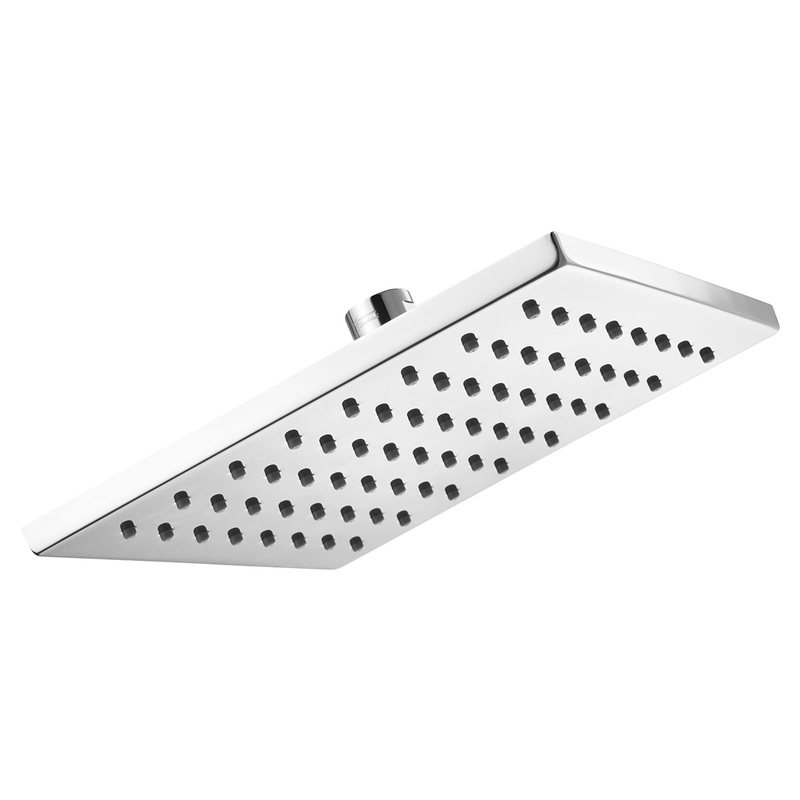 AMERICAN STANDARD 1660788.002, Square 8-Inch 1.8 gpm/6.8 L/min Water-Saving Rain Showerhead in Chrome
