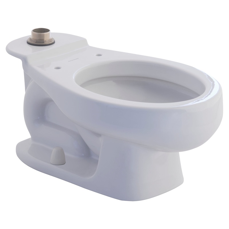 AMERICAN STANDARD 2282001.020, Baby Devoro 1.28 gpf/4.8 Lpf 10-1/4-Inch Height Top Spud Elongated Bowl in White