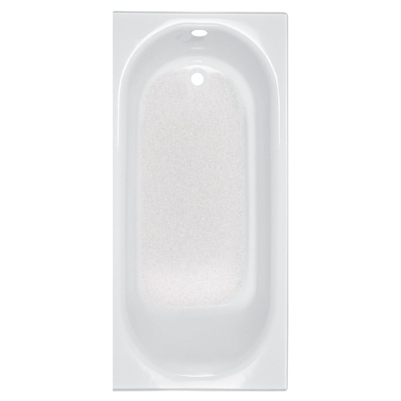 AMERICAN STANDARD 2391202.020, Princeton Americast 60 x 30-Inch Integral Apron Bathtub With Right-Hand Outlet in White