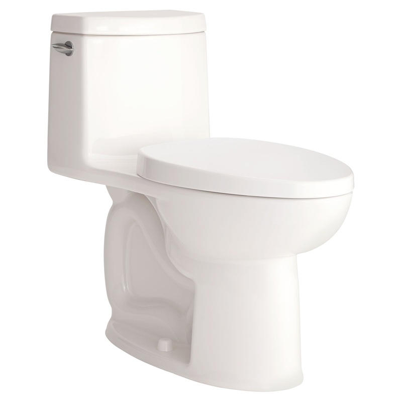 AMERICAN STANDARD 2535128.020, Loft One-Piece 1.28 gpf/4.8 Lpf Chair Height Elongated Toilet With Seat in White