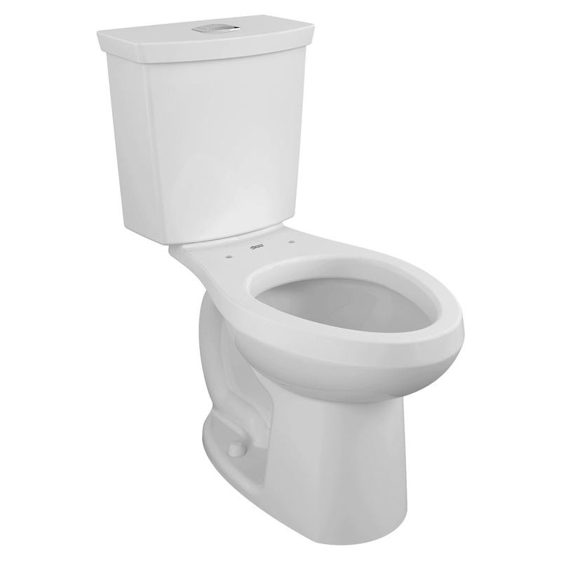 AMERICAN STANDARD 2886218.020, H2Option Two-Piece Dual Flush 1.28 gpf/4.8 Lpf and 0.92 gpf/3.5 Lpf Chair Height Elongated Toilet Less Seat in White