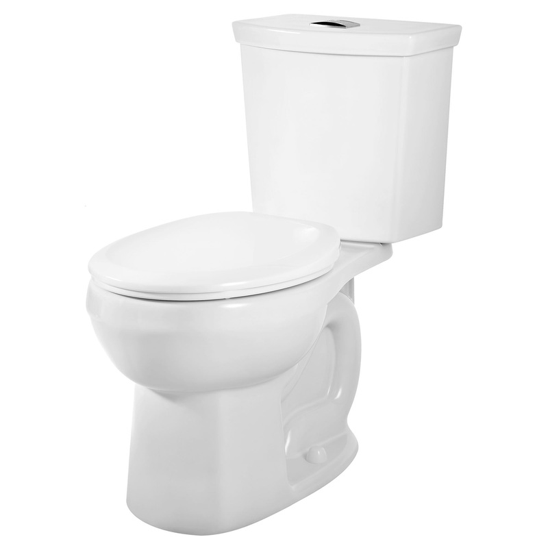 AMERICAN STANDARD 2889218.020, H2Option Two-Piece Dual Flush 1.28 gpf/4.8 Lpf and 0.92 gpf/3.5 Lpf Standard Height Round Front Toilet Less Seat in White