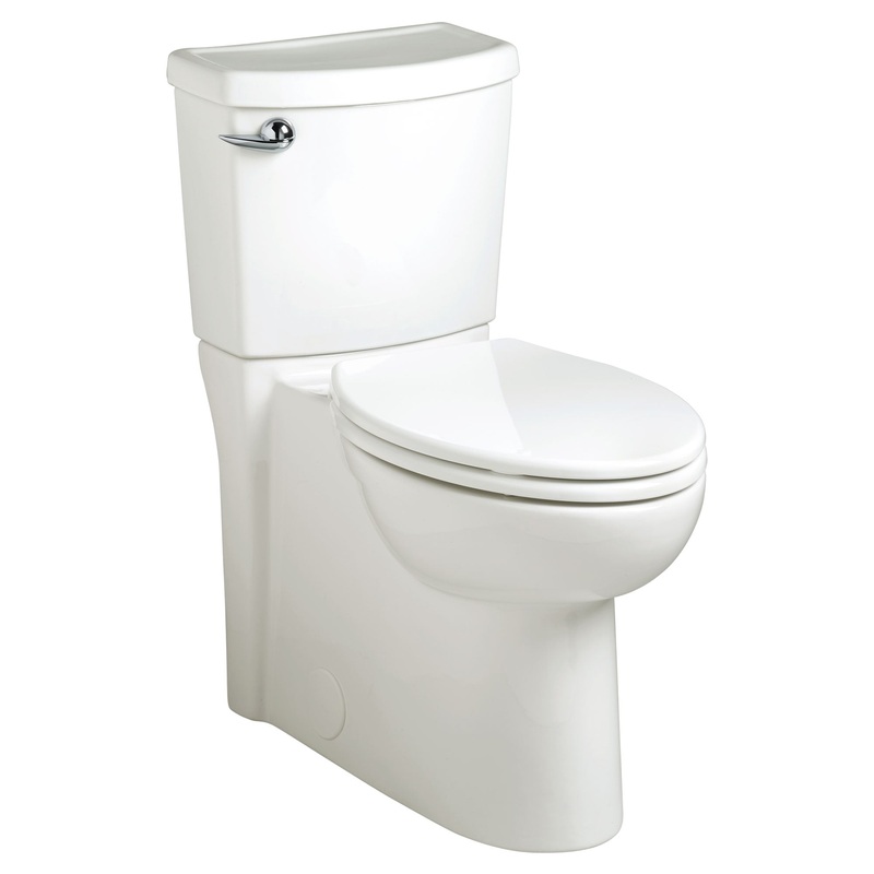 AMERICAN STANDARD 2988101.020, Cadet 3 FloWise Skirted Two-Piece 1.28 gpf/4.8 Lpf Chair Height Round Front Toilet With Seat in White