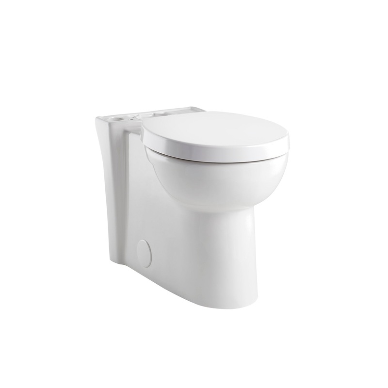 AMERICAN STANDARD 3053120.020, Studio Skirted Chair Height Round Front Bowl With Seat in White