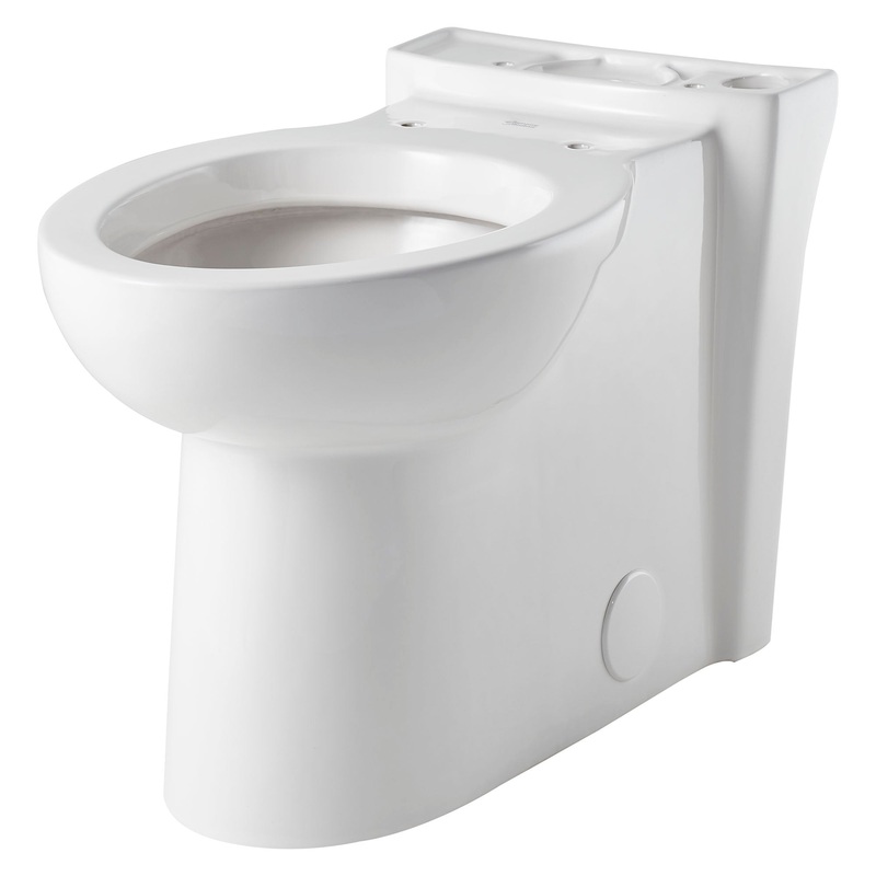 AMERICAN STANDARD 3075000.020, Cadet 3 FloWise Skirted Chair Height Elongated Bowl With Seat in White