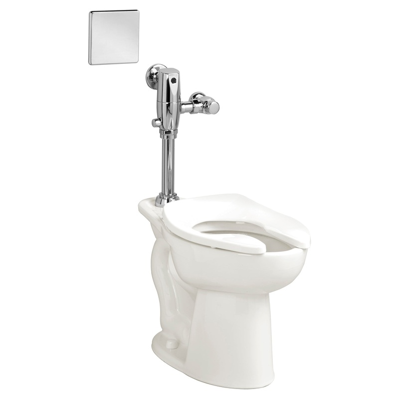 AMERICAN STANDARD 3461001.020, Madera 1.1  1.6 gpf (4.2  6.0 Lpf) Chair Height Top Spud Elongated EverClean Bowl in White