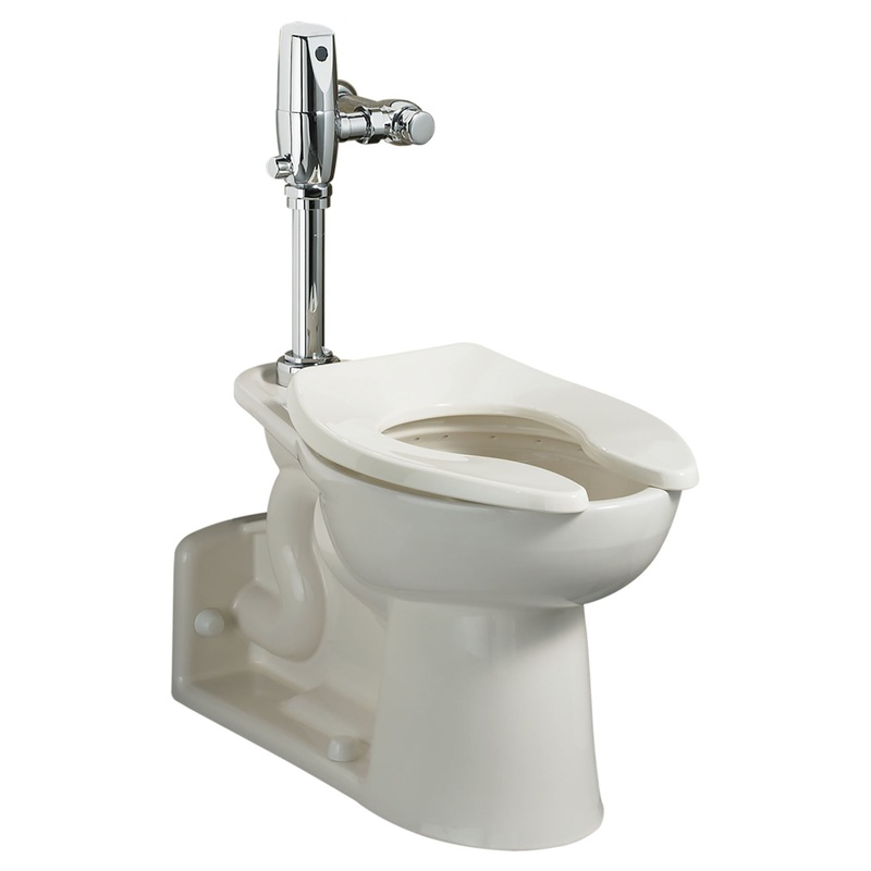 AMERICAN STANDARD 3695001.020, Priolo 1.1  1.6 gpf (4.2  6.0 Lpf) Chair Height Top Spud Back Outlet Elongated EverClean Bowl in White