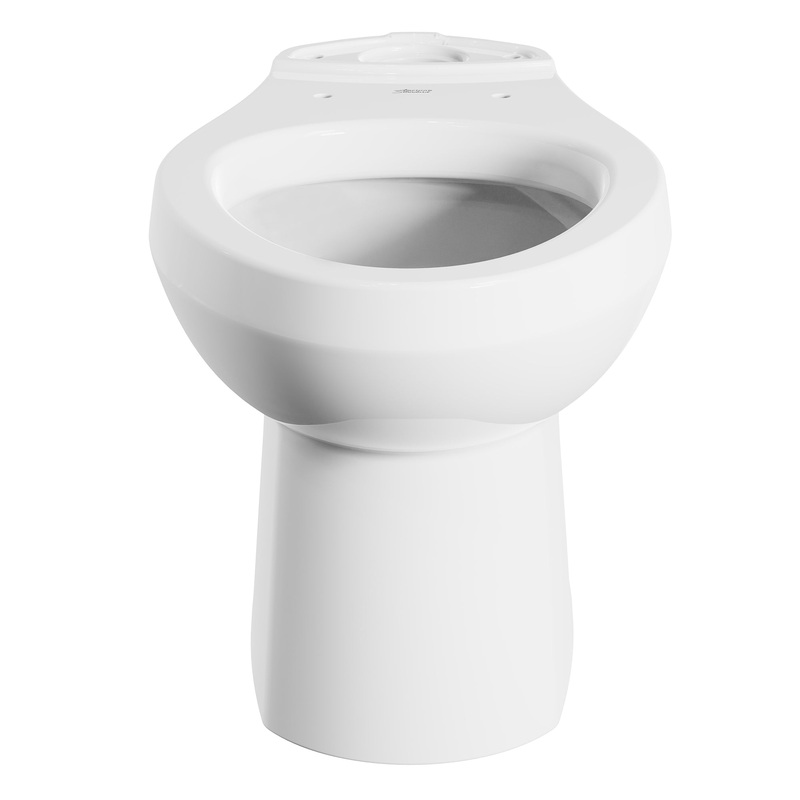 AMERICAN STANDARD 3706216.020, H2Option and H2Optimum Standard Height Elongated Bowl in White