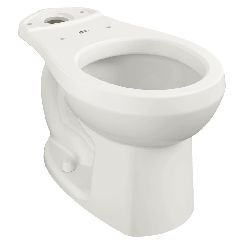 AMERICAN STANDARD 3708216.020, H2Option and H2Optimum Standard Height Round Front Bowl in White