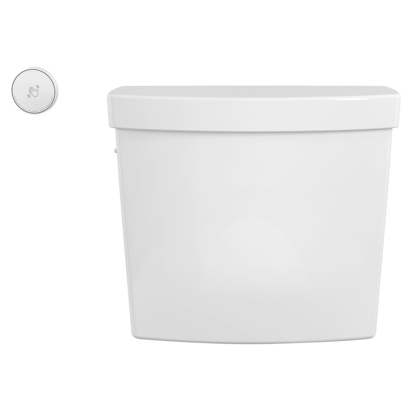 AMERICAN STANDARD 4000709.020, Cadet Touchless 1.28 gpf Single Flush Toilet Tank Only in White