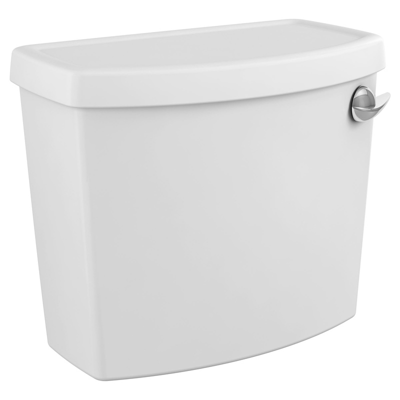 AMERICAN STANDARD 4000813.020, Cadet 3 FloWise 1.28 gpf/4.8 Lpf 12-Inch Rough Right Hand Trip Lever Tank in White