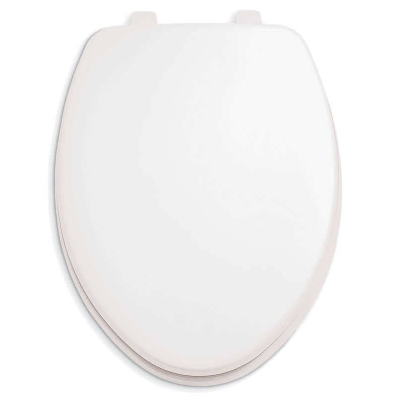 AMERICAN STANDARD 5311012.020, Laurel Elongated Wood Toilet Seat in White
