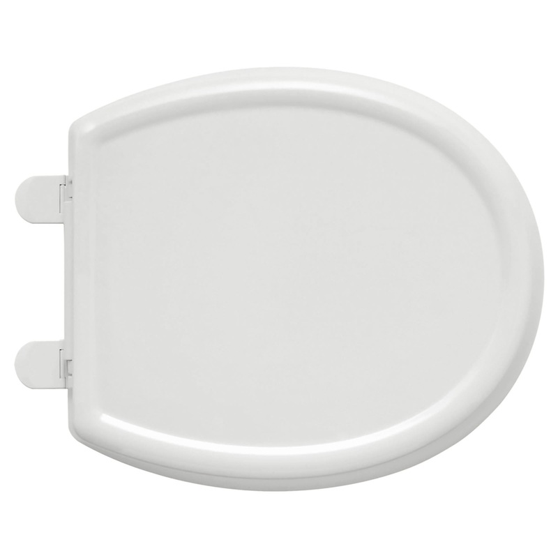 AMERICAN STANDARD 5345110.020, Cadet 3 Slow-Close Round Front Toilet Seat in White