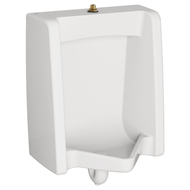 AMERICAN STANDARD 6590001.020, Washbrook 0.125  1.0 gpf (0.47  3.8 Lpf) Top Spud Urinal in White