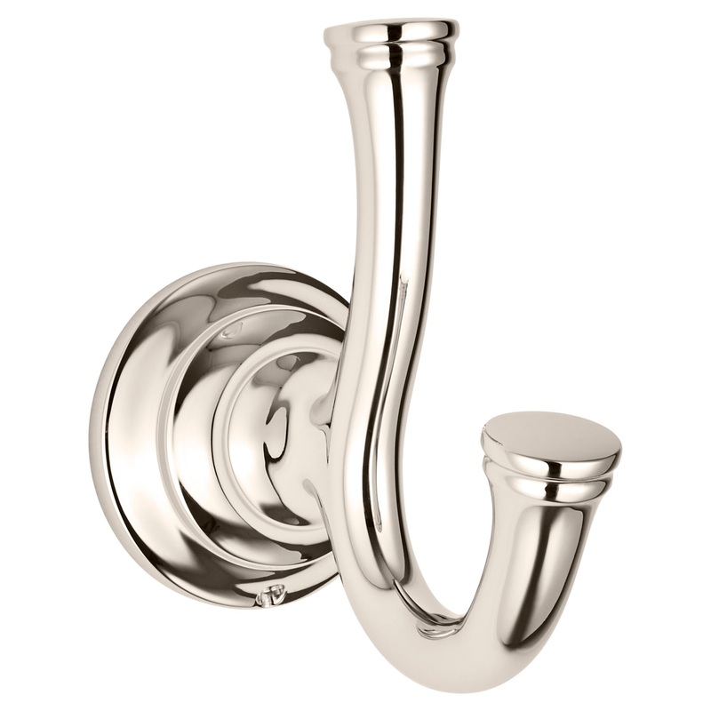 AMERICAN STANDARD 7052210.013, Delancey Double Robe Hook in Polished Nickel