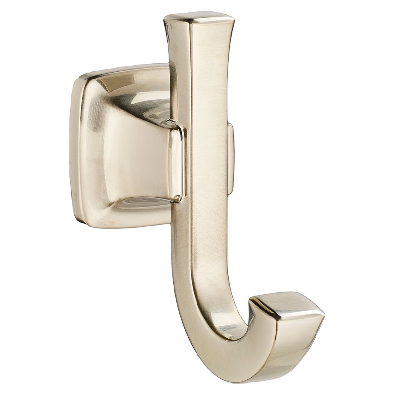 AMERICAN STANDARD 7353210.295, Townsend Double Robe Hook in Brushed Nickel