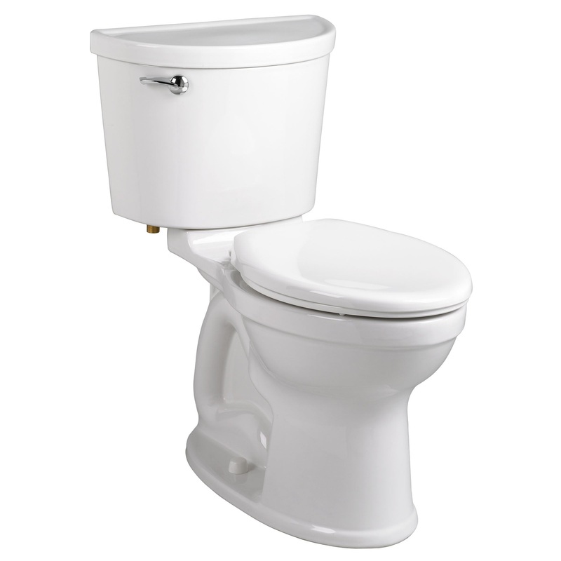 AMERICAN STANDARD 211AA004.020, Champion PRO Two-Piece 1.6 gpf/6.0 Lpf Chair Height Elongated Toilet Less Seat in White
