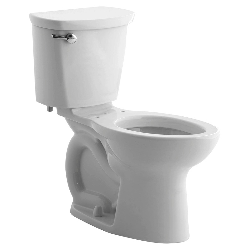 AMERICAN STANDARD 211AA005.020, Champion PRO Two-Piece 1.6 gpf/6.0 Lpf Chair Height Elongated Right-Hand Trip Lever Toilet Less Seat in White