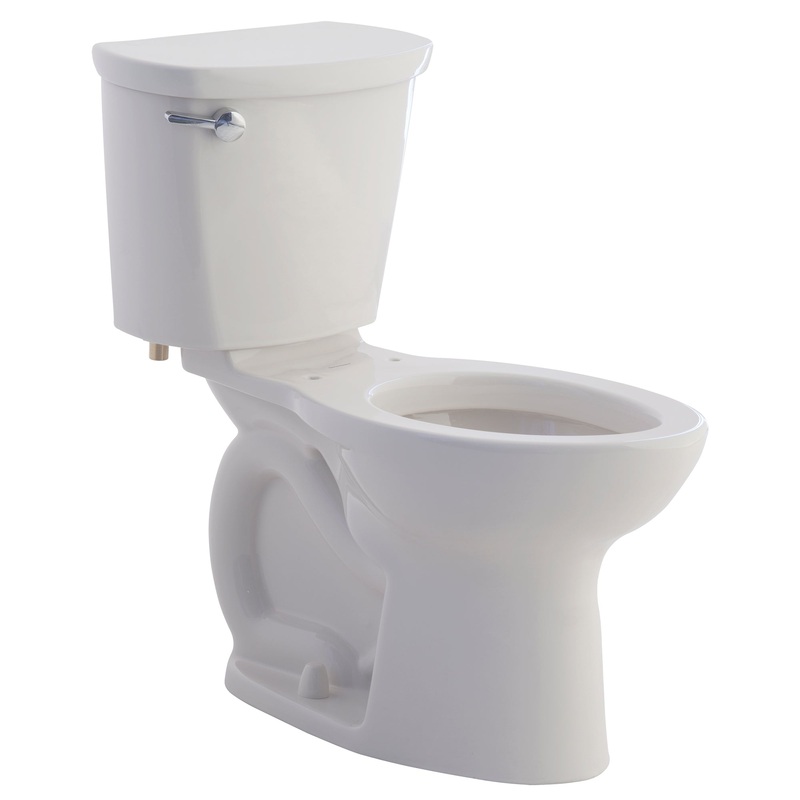 AMERICAN STANDARD 215AA104.021, Cadet PRO Two-Piece 1.28 gpf/4.8 Lpf Chair Height Elongated Toilet Less Seat in Bone