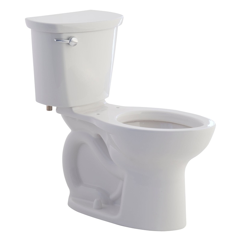 AMERICAN STANDARD 215AA104.222, Cadet PRO Two-Piece 1.28 gpf/4.8 Lpf Chair Height Elongated Toilet Less Seat in Linen