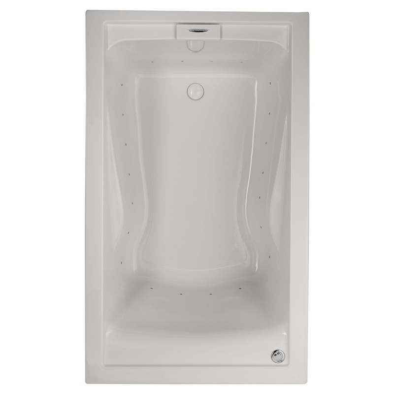 AMERICAN STANDARD 2771V002.020, Evolution 60 x 36-Inch Deep Soak Drop-In Bathtub in White