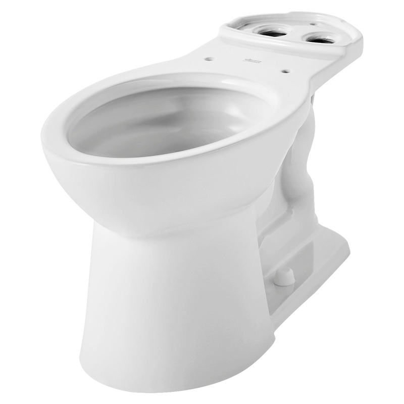 AMERICAN STANDARD 3385A101.020, VorMax Chair Height Elongated Bowl in White