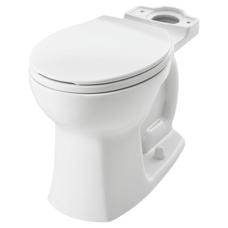 AMERICAN STANDARD 3519B101.020, Edgemere Chair-Height Round-Front Bowl in White