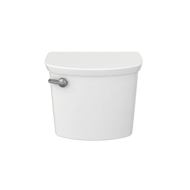 AMERICAN STANDARD 4385A107.020, Glenwall VorMax 1.28 gpf/4.8 Lpf Left-Hand Trip Lever EverClean Tank in White