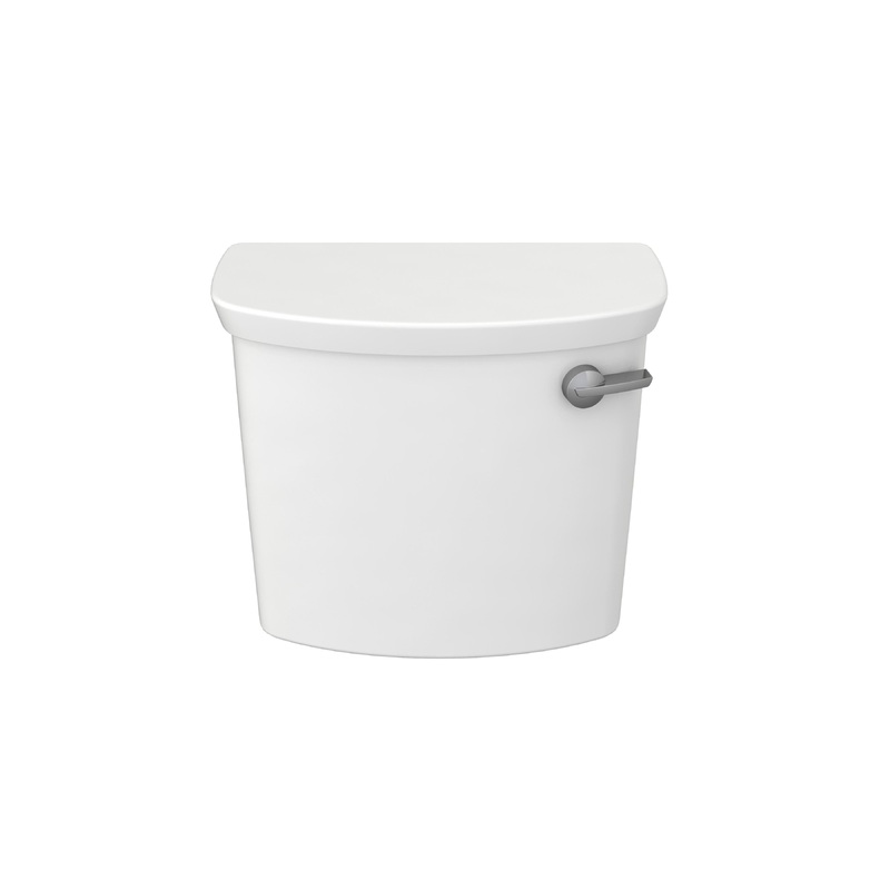 AMERICAN STANDARD 4385A108.020, Glenwall VorMax 1.28 gpf/4.8 Lpf Right-Hand Trip Lever EverClean Tank in White