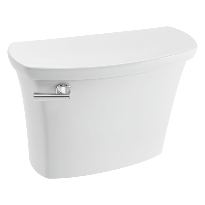 AMERICAN STANDARD 4519A104.020, Edgemere 1.28 gpf/4.8 Lpf 12 in. Rough Tank in White