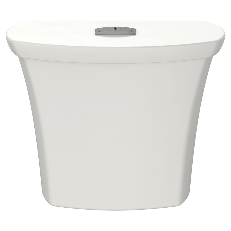 AMERICAN STANDARD 4519A200.020, Edgemere Dual Flush 1.6 gpf/6.0 Lpf and 1.1 gpf/4.2 Lpf 12 in. Rough Tank in White
