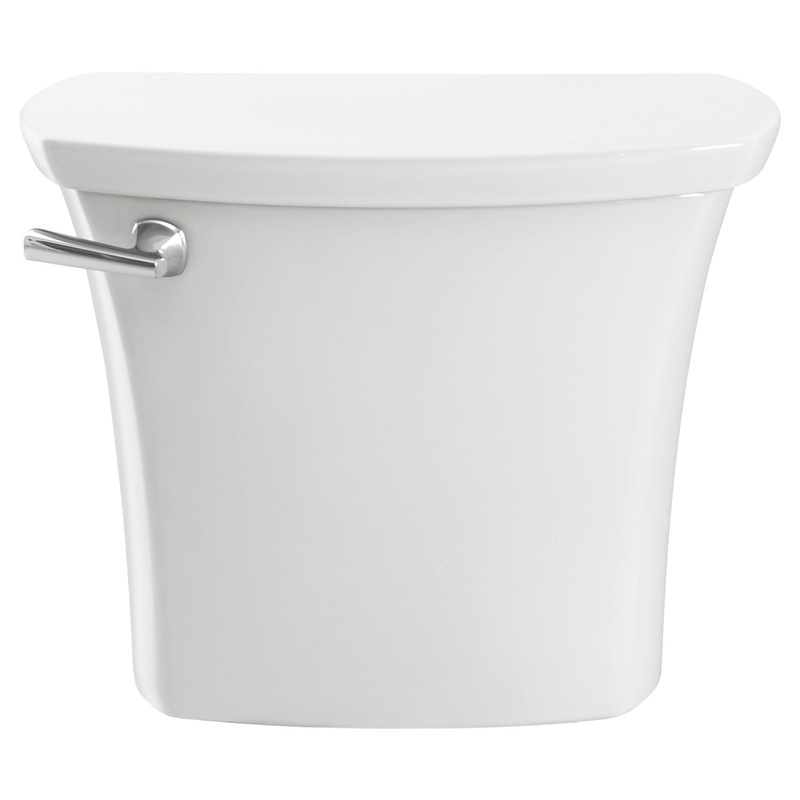 AMERICAN STANDARD 4519B104.020, Edgemere 1.28 gpf/4.8 Lpf 10 in. Rough Tank in White