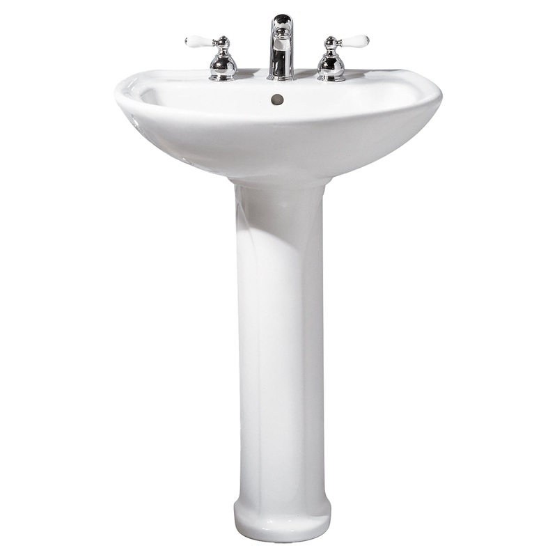 AMERICAN STANDARD 731100-400.020, Cadet Pedestal Leg in White