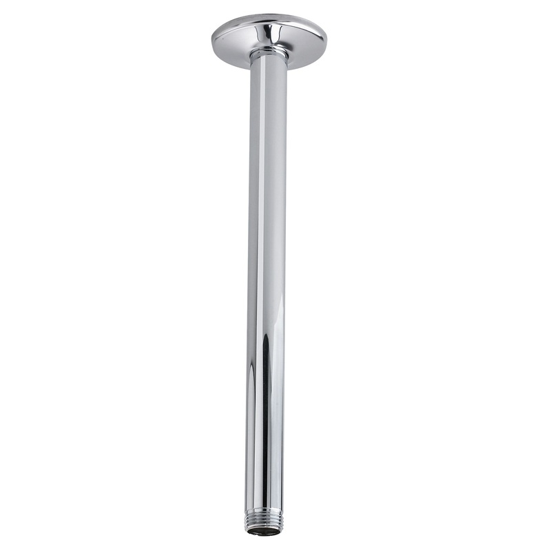 AMERICAN STANDARD 1660190.002, Rain 12-Inch Ceiling Mount Rain Showerhead Arm in Chrome