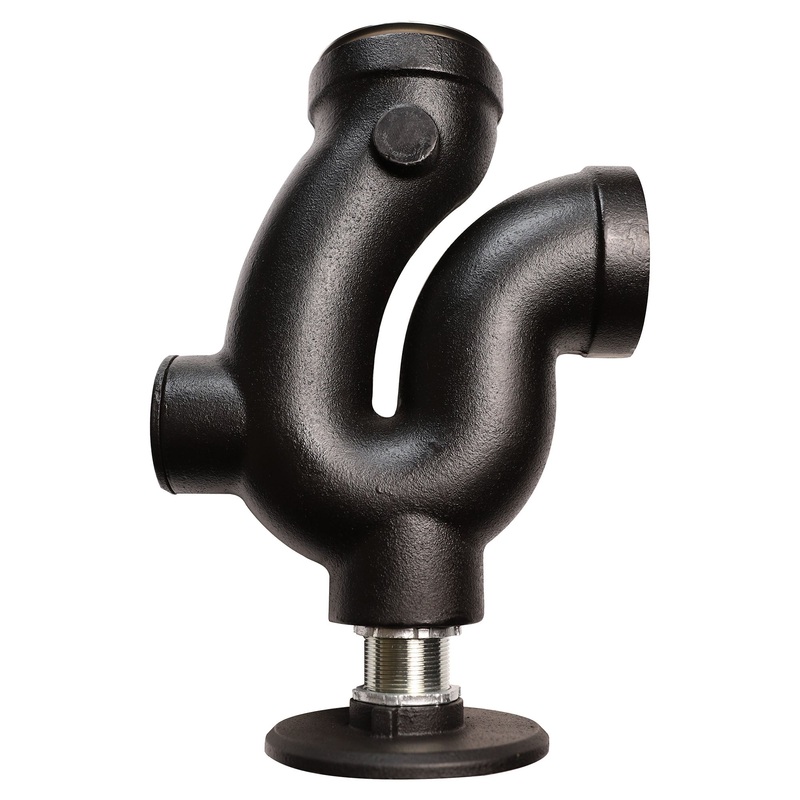 AMERICAN STANDARD 7798020, 2" Trap Standard for Wall-Hung Cast Iron Service Sink
