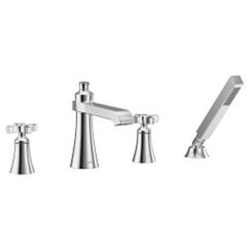 MOEN TS929 Flara  Two-Handle Roman Tub Faucet In Chrome